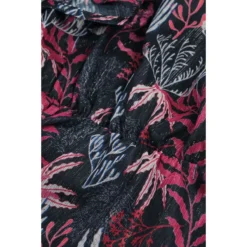 Robe Courte, Manches Volantes, Ouverture Boutonnée à L'arrière. -Velousia Soldes Boutique 49bd31c20a4d16e7867a20100ed8d2fb