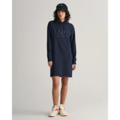 Gant Robe Sweat à Capuche Courte
