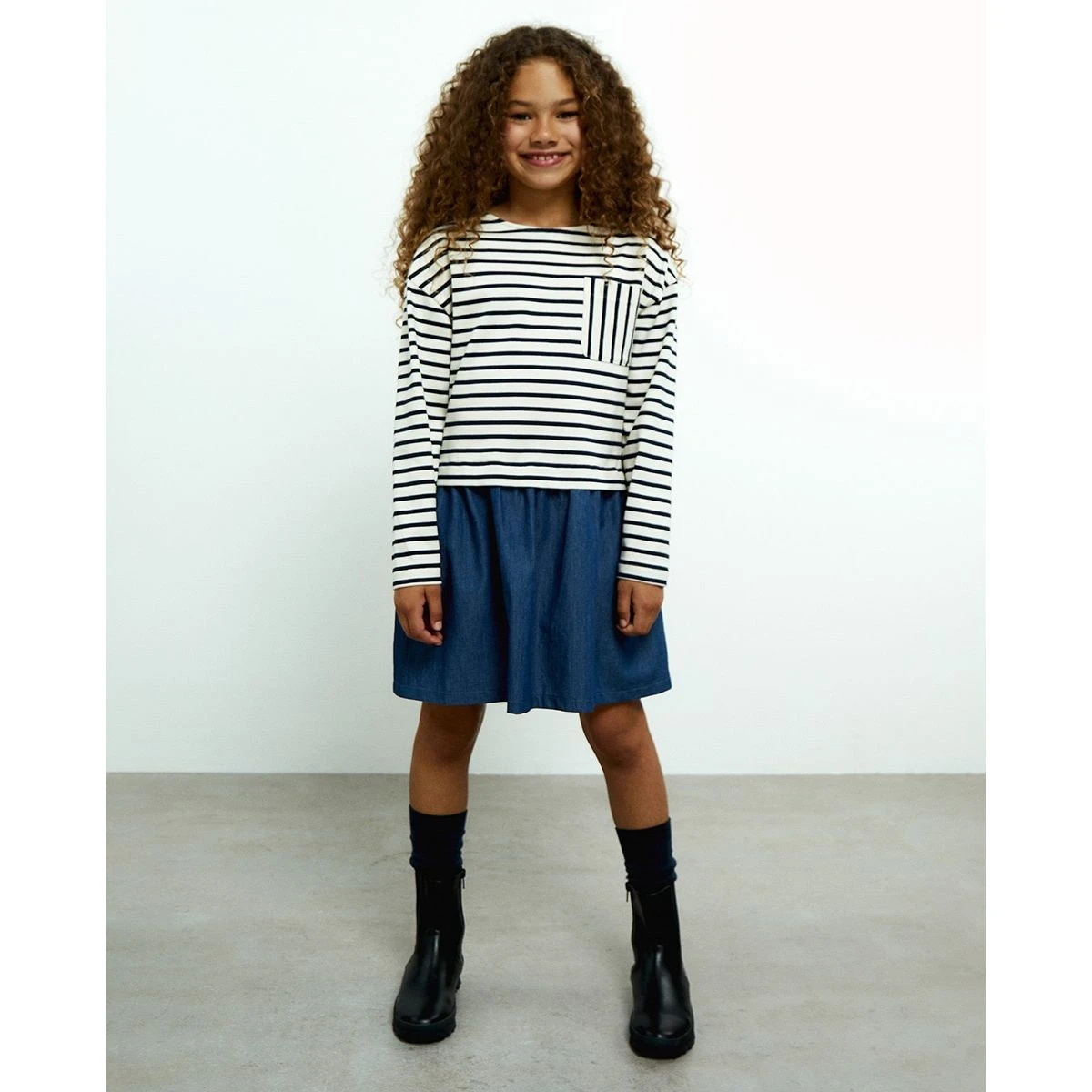 Robe Mixte Rayures 2 Robe Mixte Rayures – Image 2