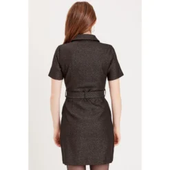 Robe Droite Ceinturée Zippée 8 Robe Droite Ceinturée Zippée -Velousia Soldes Boutique 4abd35bcf3eaaf442d564c04402520df