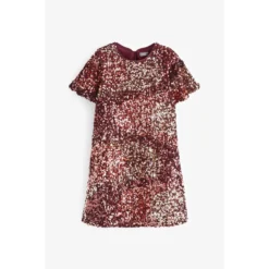 Next Robe De Soirée En Velours à Sequins