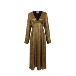 FRNCH Robe LISNA Dore -Velousia Soldes Boutique 4b82014041d1cd681a53568f59cbea84