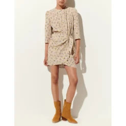 Sessun Robe Portefeuille Imprimée Courte Madelia -Velousia Soldes Boutique 4cf1765ef6bfbda645135bb7c6213c09