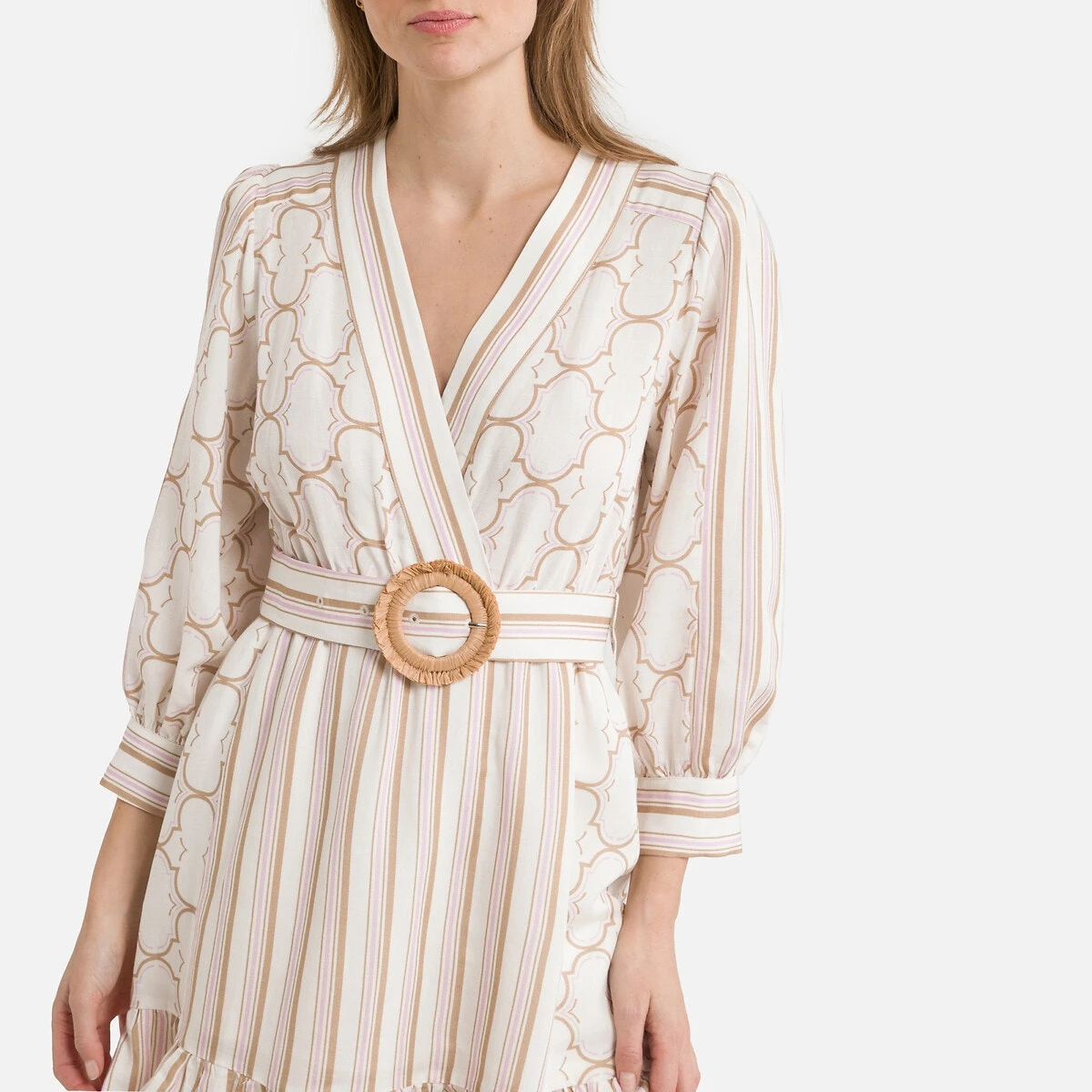 Suncoo Robe Courte Imprimée, Manches Longues Cherley 3 Suncoo Robe Courte Imprimée, Manches Longues Cherley – Image 3