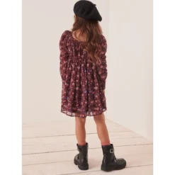 Next Robe Mousseline à Manches Froncées -Velousia Soldes Boutique 4daaadda028ce65c2619130ff17c3a91