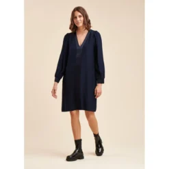 Robe Courte Manches Bouffantes