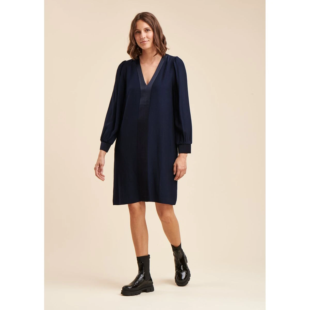 Robe Courte Manches Bouffantes 1 Robe Courte Manches Bouffantes