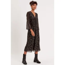 Robe Longue Droite Effet Noué 7 Robe Longue Droite Effet Noué -Velousia Soldes Boutique 4e52766a374c0672ec4fe686f159bda9