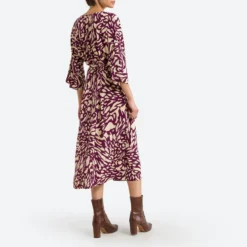 Ba&sh Robe Imprimée Col V GOA -Velousia Soldes Boutique 50496983430d2c13f0e6b9422cdce51d