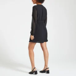 ONLY Robe Encolure V, Manches Longues -Velousia Soldes Boutique 50fc02d8bdef46837a030be60b556cec