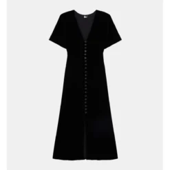 THE KOOPLES Robe Velours Mi-longue Boutonnée, Manches Courtes 25 THE KOOPLES Robe Velours Mi-longue Boutonnée, Manches Courtes -Velousia Soldes Boutique 52272be17c564d06de26e8aadf6ea1b6