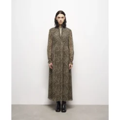 THE KOOPLES Robe Droite En Soie, Imprimé Python -Velousia Soldes Boutique 5229a8f1c7f3b90558ff776fde65a9a9 3