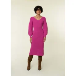 FRNCH Robe SOLANGE MARRON GLACE -Velousia Soldes Boutique 5382a2af1c47abea088d5209ff83631d