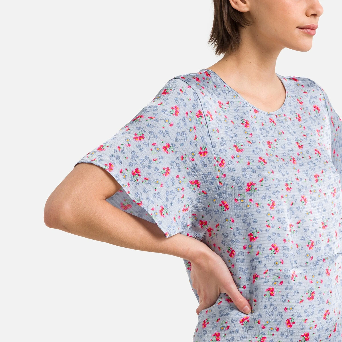 American Vintage Robe Imprimée, Manches Courtes SHANING 3 American Vintage Robe Imprimée, Manches Courtes SHANING – Image 3