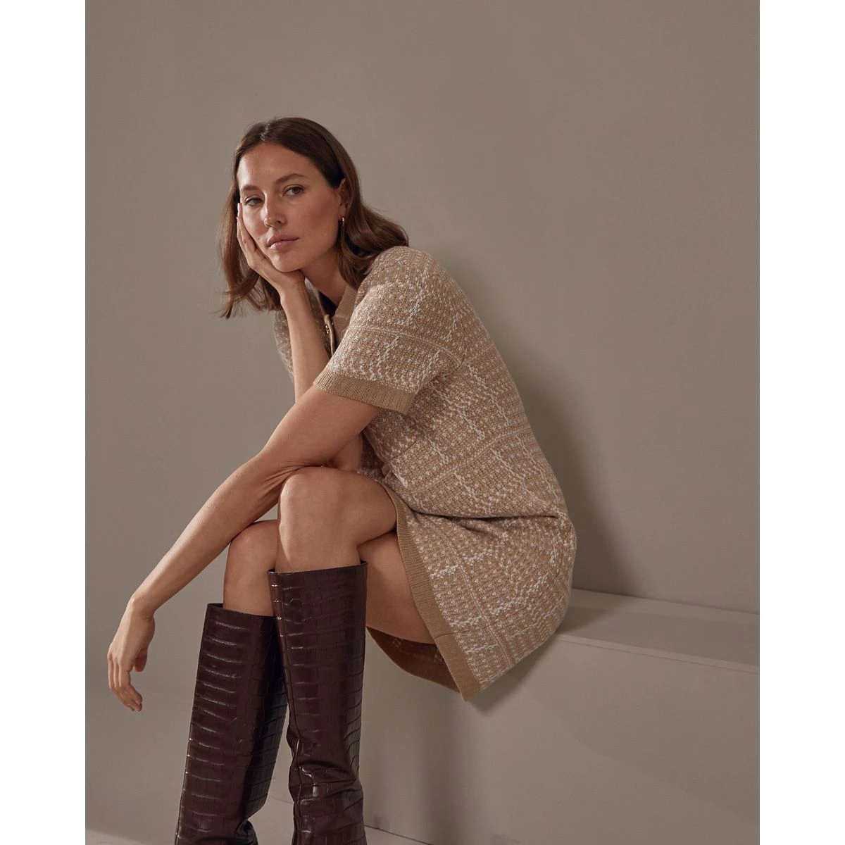 RODIER Robe Courte Jacquard En Maille 9 RODIER Robe Courte Jacquard En Maille – Image 9