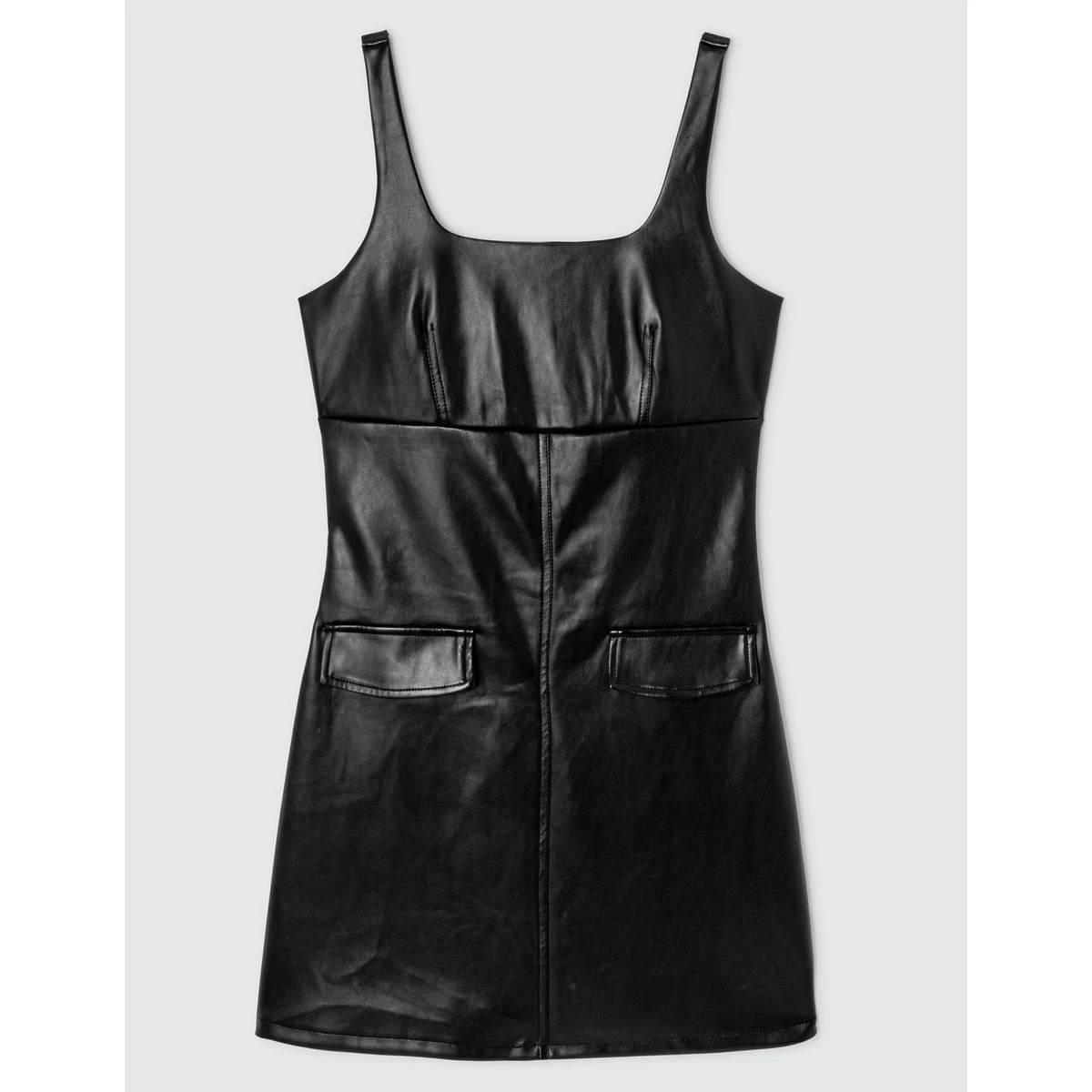 Robe Chasuble En Simili Cuir 3 Robe Chasuble En Simili Cuir – Image 3