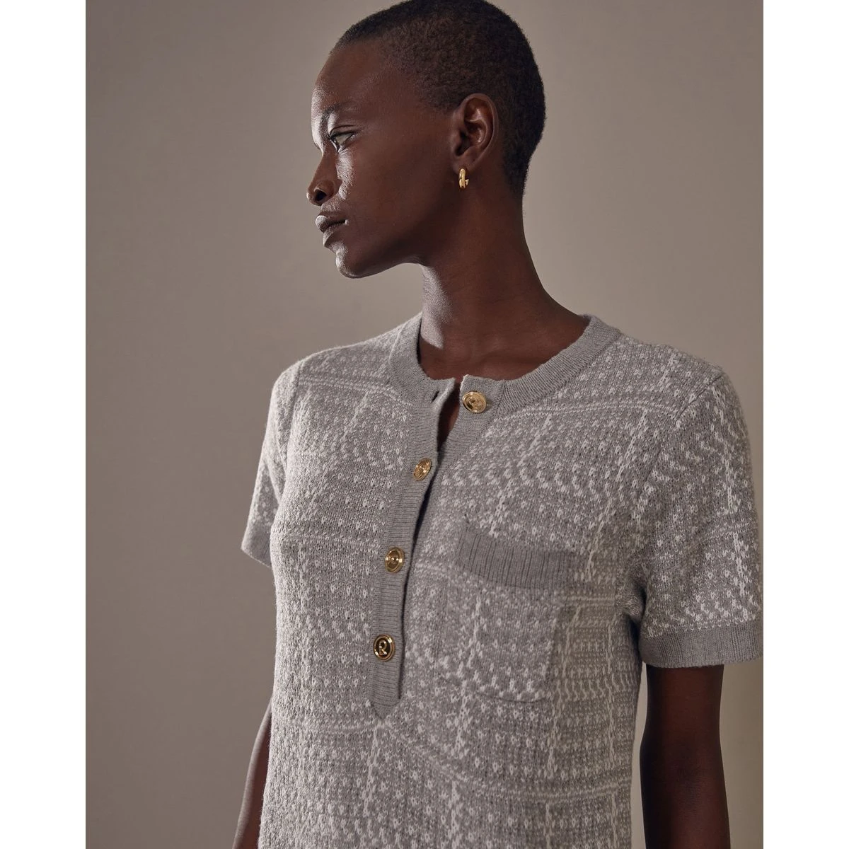 RODIER Robe Courte Jacquard En Maille 4 RODIER Robe Courte Jacquard En Maille – Image 4