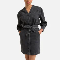 Suncoo Robe Droite, Courte, Manches Longues CAMY