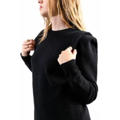 Robe Pull Aux épaules Sur Dimensionnées -Velousia Soldes Boutique 58ae56392cd824cd07dbaa6b47f41f45