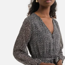 ONLY Robe Courte Fleurie, Col V 36 ONLY Robe Courte Fleurie, Col V -Velousia Soldes Boutique 59af55360ada3a6ffb6598a13dfdb4d5