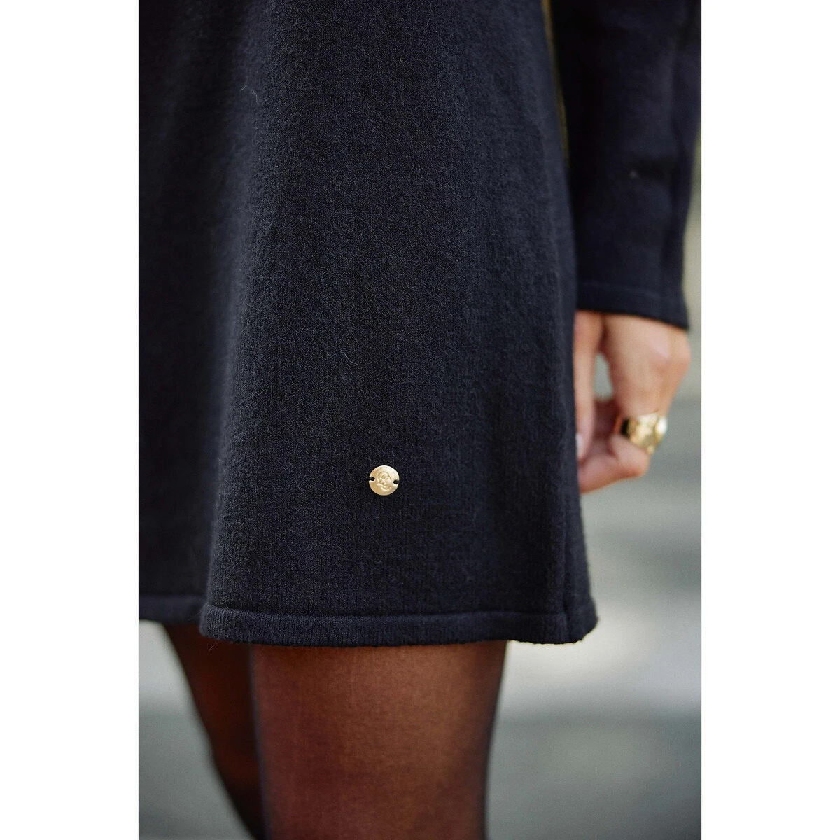 LA PETITE ETOILE Robe-pull à Col Roulé Et Manches Longues SIRIA 3 LA PETITE ETOILE Robe-pull à Col Roulé Et Manches Longues SIRIA – Image 3