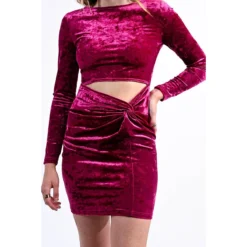 Robe Courte En Panne De Velours Texturé 18 Robe Courte En Panne De Velours Texturé -Velousia Soldes Boutique 5b85f07493f543fa9f54d8f87ef6bb92