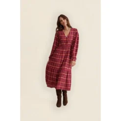 Robe Midi Imprimée Cache-cœur KAROL -Velousia Soldes Boutique 5bc14eca001185d53f270324eb365012