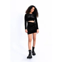 Robe Courte En Panne De Velours Texturé 11 Robe Courte En Panne De Velours Texturé -Velousia Soldes Boutique 5cea68bb21cee56601f5e941ff216495