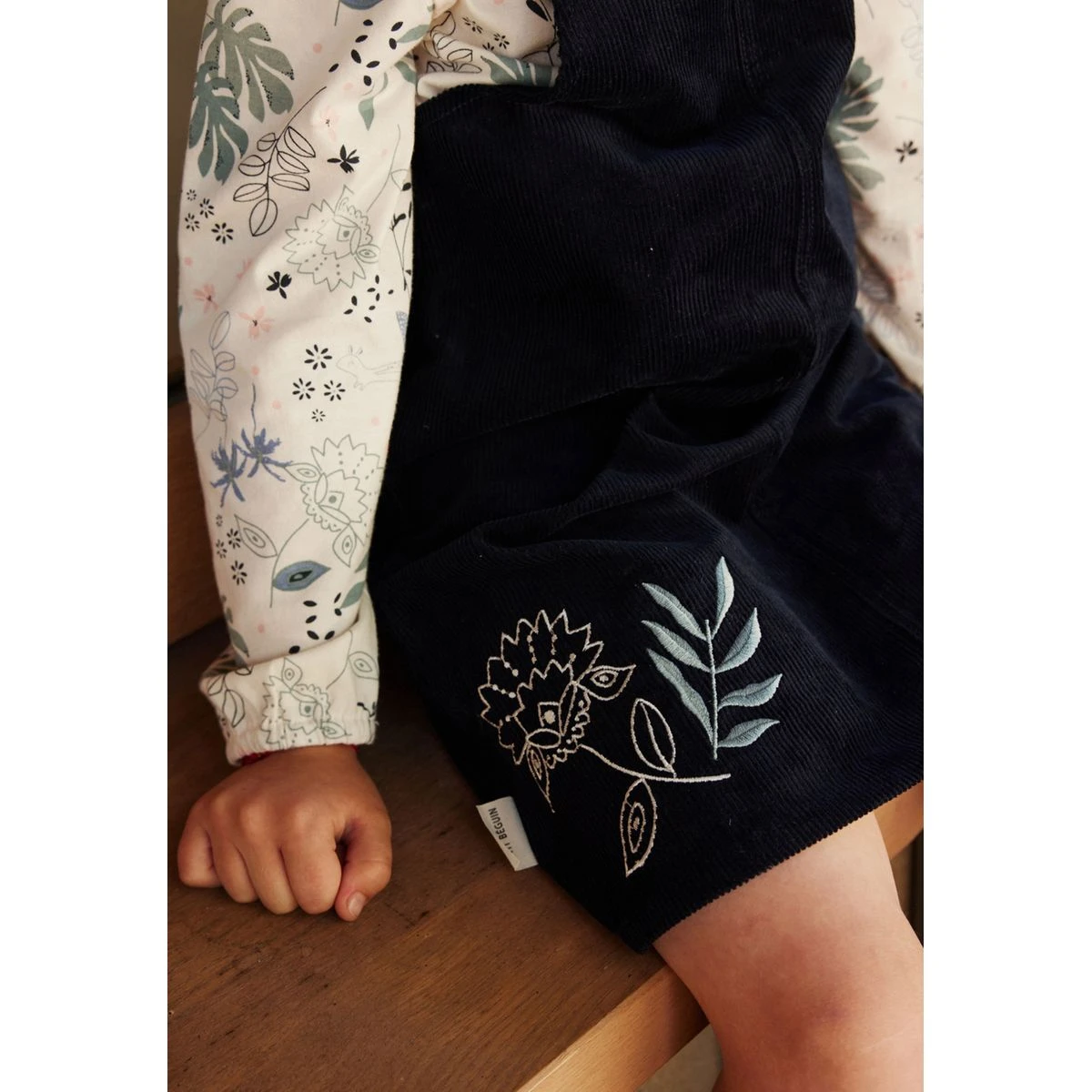 Robe En Velours Côtelé Belle De Nuit 6 Robe En Velours Côtelé Belle De Nuit – Image 6