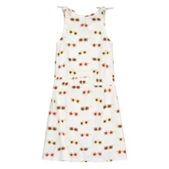 Robe Sans Manches Imprimée, Coton Bio -Velousia Soldes Boutique 5f3035d395bc7ab58ce0f0ba421d7603