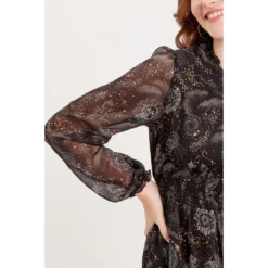 Robe évasée Smockée -Velousia Soldes Boutique 5fbb00590d47c378a7e30746f2eb731e