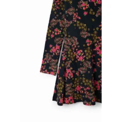 Desigual Robe Tissu Côtelé Fleurs -Velousia Soldes Boutique 5fc52dc0c92060e9cba2e32e7c302632