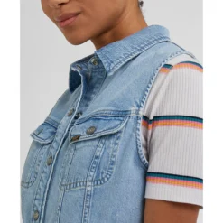 Lee Robe En Jean Sans Manches, Préssionnée 7 Lee Robe En Jean Sans Manches, Préssionnée -Velousia Soldes Boutique 60d192454d4b828355a4b9f2074e22fe