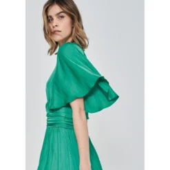 Ikks Robe Satinée Recyclée Ceinture Drapée -Velousia Soldes Boutique 6122ea8e092b05992a31c5417038c6b8