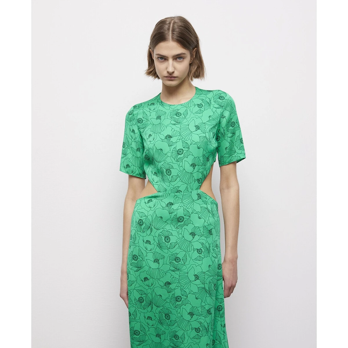 THE KOOPLES Robe Imprimé, Ouverte Sur Côtés 2 THE KOOPLES Robe Imprimé, Ouverte Sur Côtés – Image 2