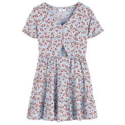 Robe Fluide à Manches Courtes, Imprimé Fleurs 13 Robe Fluide à Manches Courtes, Imprimé Fleurs -Velousia Soldes Boutique 63c81be019ef3cf9268b57a952b93adb