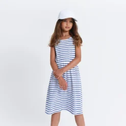 Robe Marinière à Bretelles -Velousia Soldes Boutique 63da7d23f9271e75f03eb0d6661b5aa9