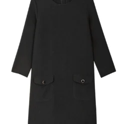 LA PETITE ETOILE Robe Courte Col Rond Manches 3/4 AUXINA -Velousia Soldes Boutique 63f15155b4a294952e3218d52648e03d