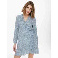 ONLY Robe Portefeuille Fleurie -Velousia Soldes Boutique 65c6c7ff27e52a48d55f2583809cae30