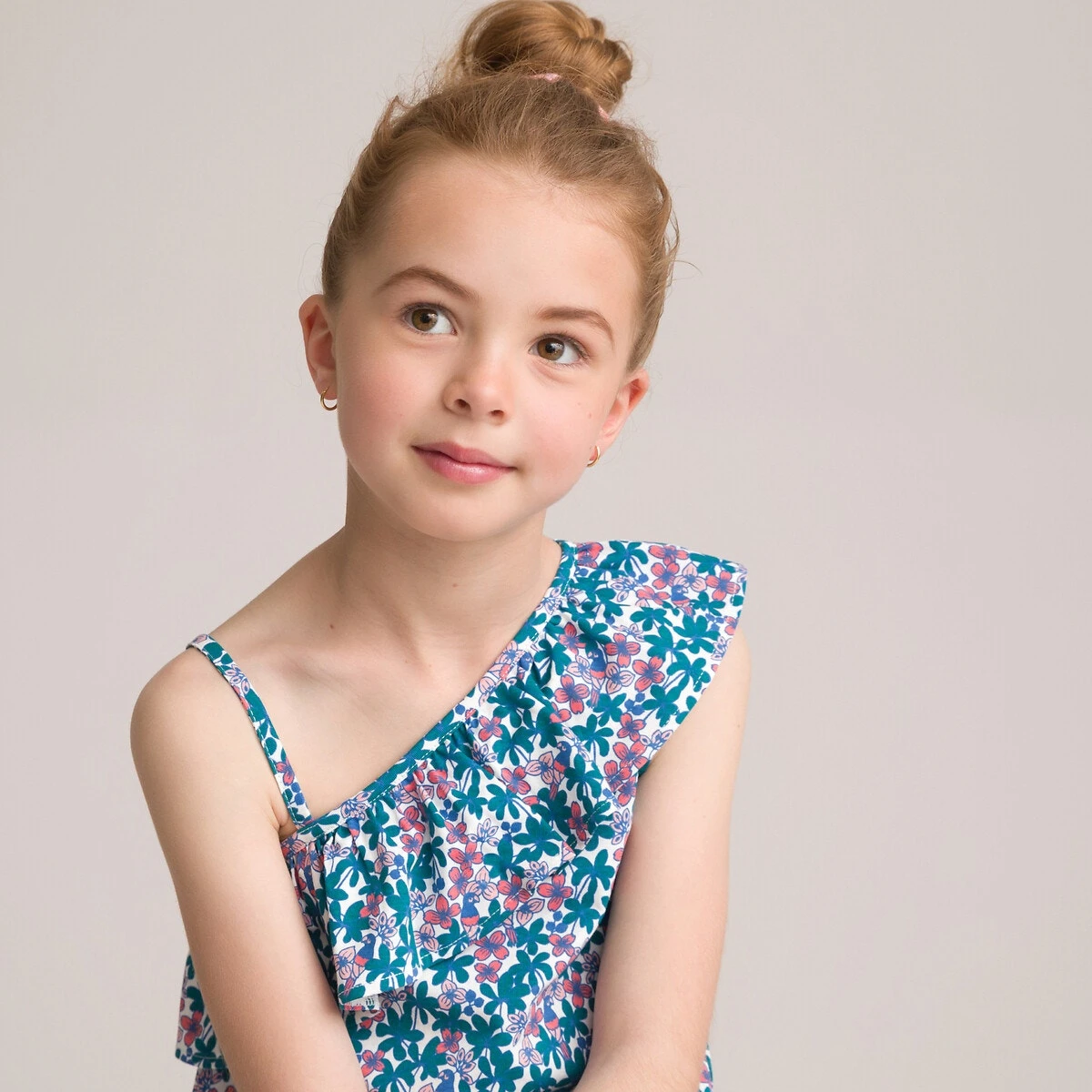 Robe Encolure Asymétrique, Coton Bio 2 Robe Encolure Asymétrique, Coton Bio – Image 2