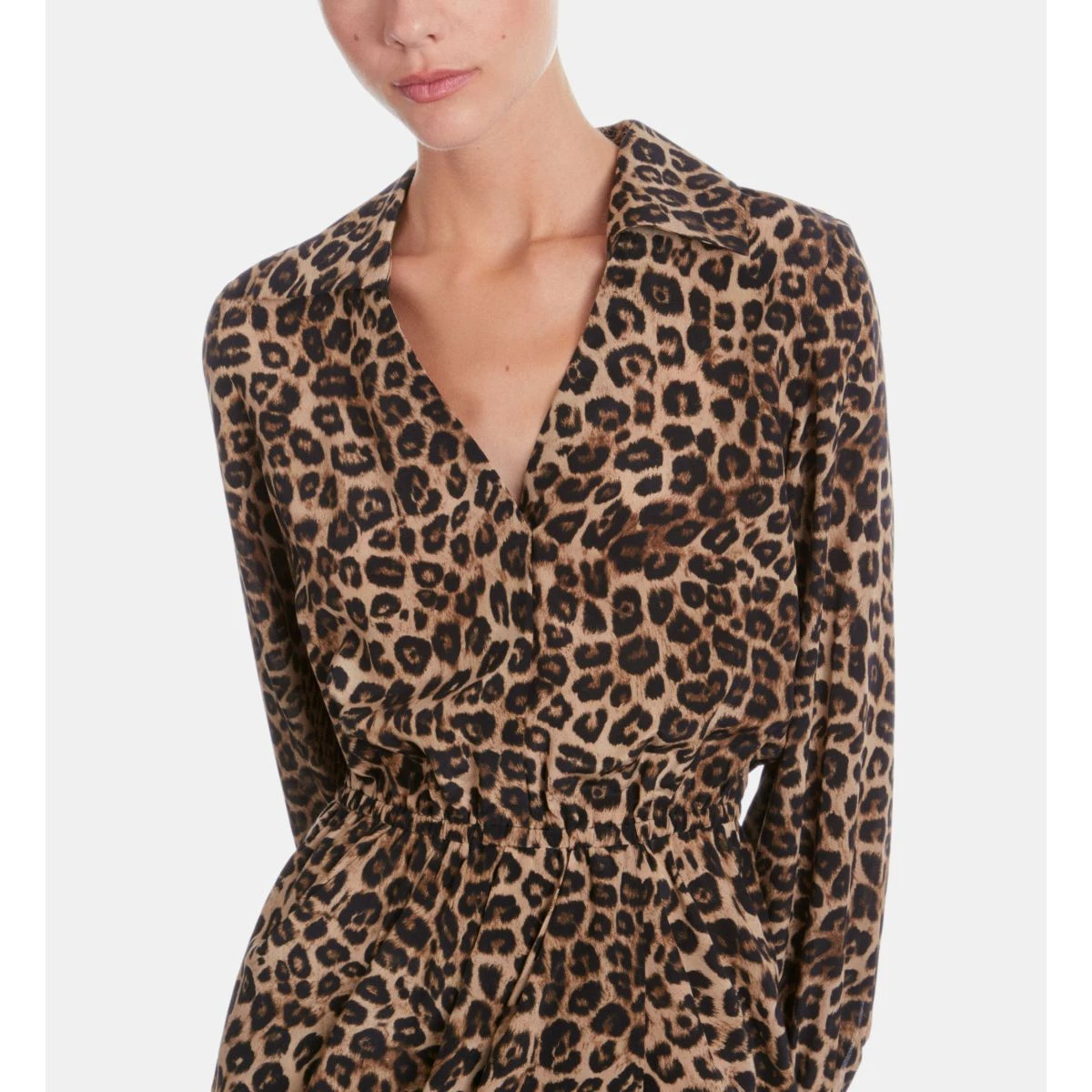 THE KOOPLES Robe Mi-longue Imprimée Léopard En Soie 5 THE KOOPLES Robe Mi-longue Imprimée Léopard En Soie – Image 5