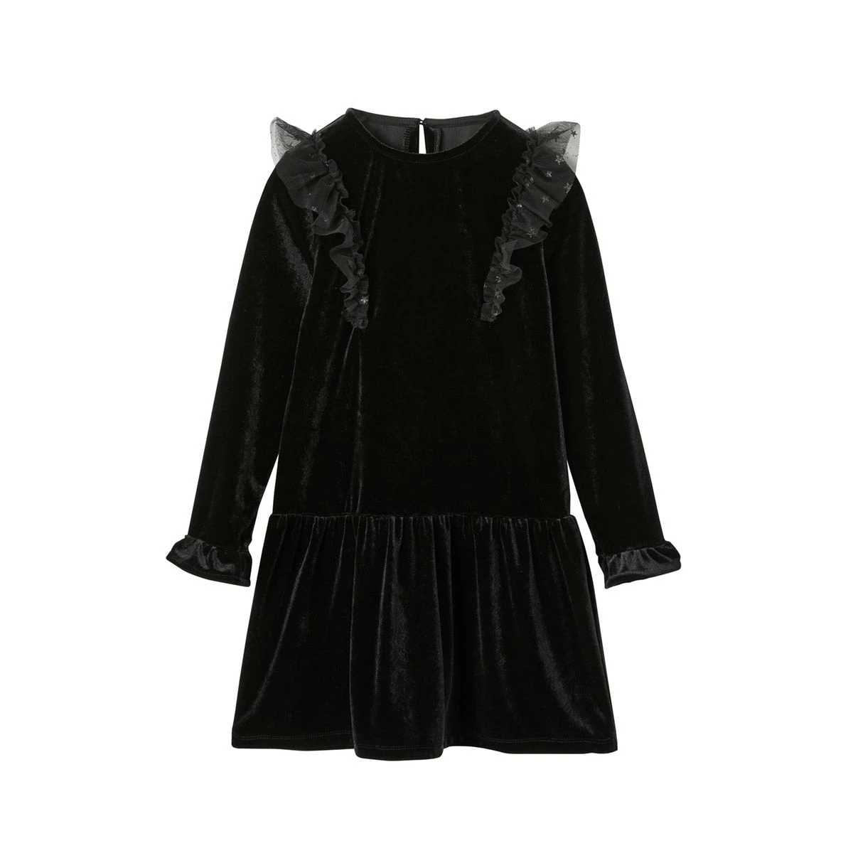 Robe De Fête En Velours Lisse 1 Robe De Fête En Velours Lisse