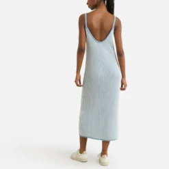 American Vintage Robe Droite, Longue à Fines Bretelles PAGAVILLE -Velousia Soldes Boutique 6a658e1e69c731d948d16c36744d8919