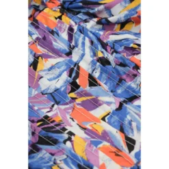 Robe Courte à Volants, Zippé à L'arrière, Motif Floral -Velousia Soldes Boutique 6d2e2129d2ba28fc75a82cacaee4f86e