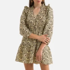 Ba&sh Robe Courte Imprimé Graphique, GRAZIE