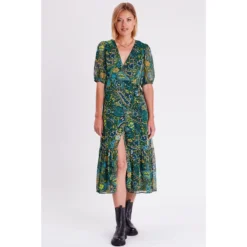 Robe Longue Portefeuille -Velousia Soldes Boutique 6e6cdaf58030af754edb2ac07a29fb14