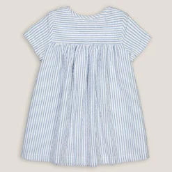 Robe Manches Courtes Rayée 8 Robe Manches Courtes Rayée -Velousia Soldes Boutique 6ec645015070e4a1019d59dbad9443ed