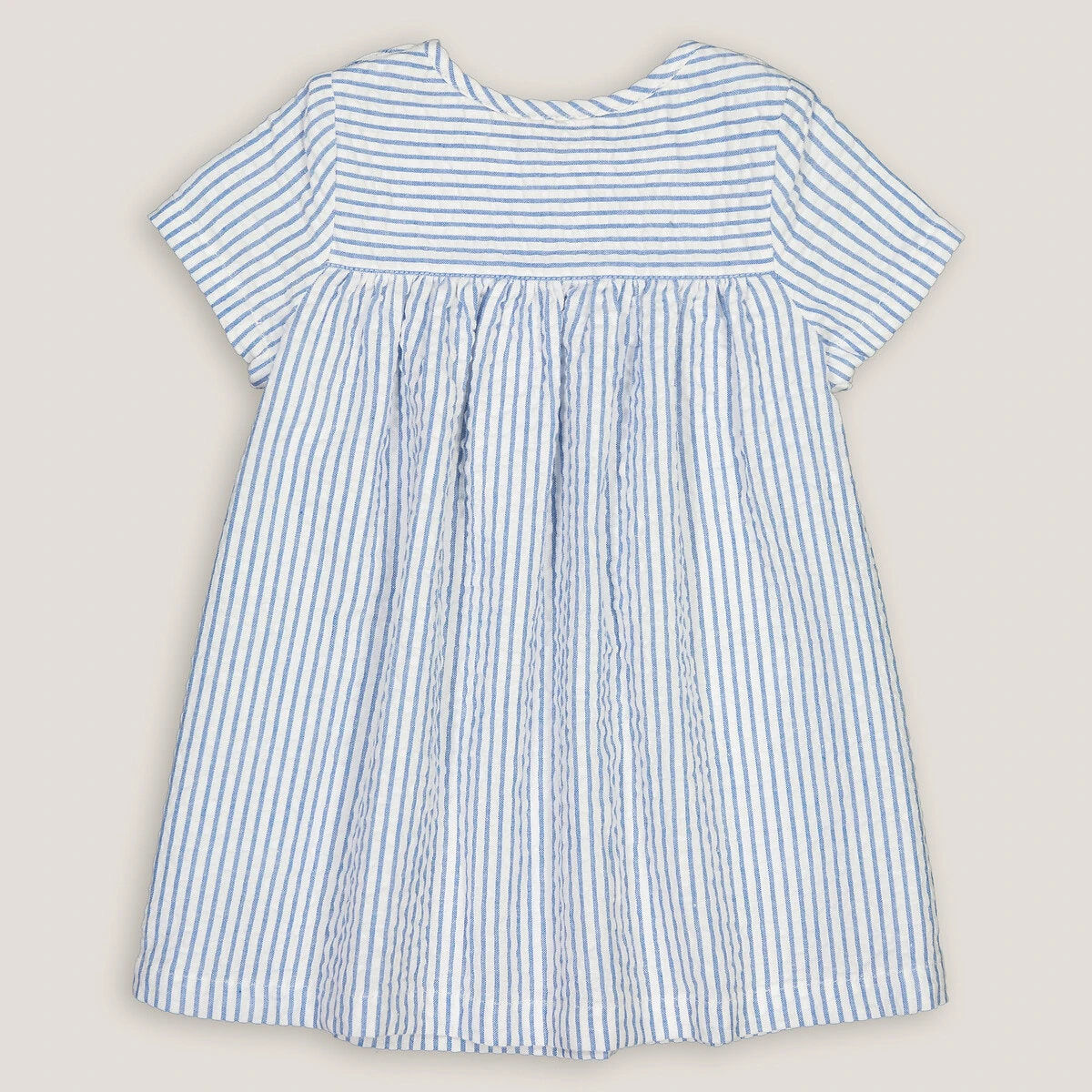 Robe Manches Courtes Rayée 4 Robe Manches Courtes Rayée – Image 4