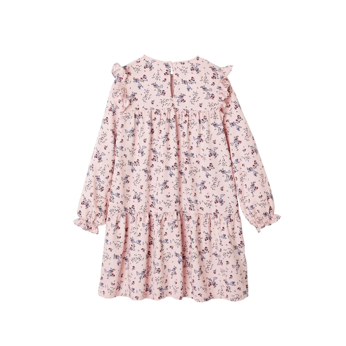 Robe Imprimée Fleurs Manches Volantées 2 Robe Imprimée Fleurs Manches Volantées – Image 2