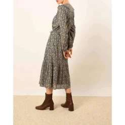 Robe Imprimée Longue, Manches 3/4 POMPEI 7 Robe Imprimée Longue, Manches 3/4 POMPEI -Velousia Soldes Boutique 701448488ead0a4eb9cc2dee3de65d5b